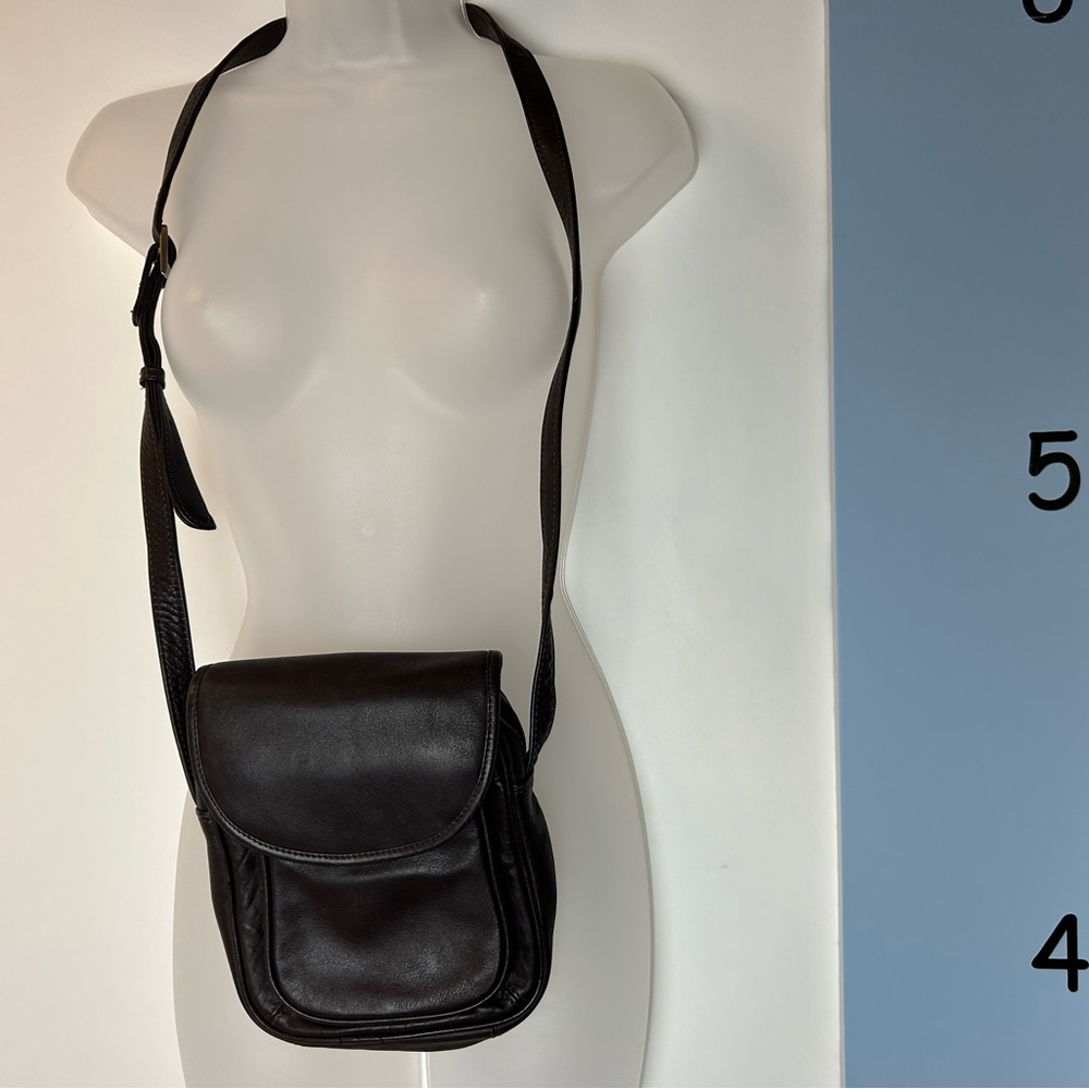 ILI New York Brown Cowhide‎ Leather Crossbody Bag